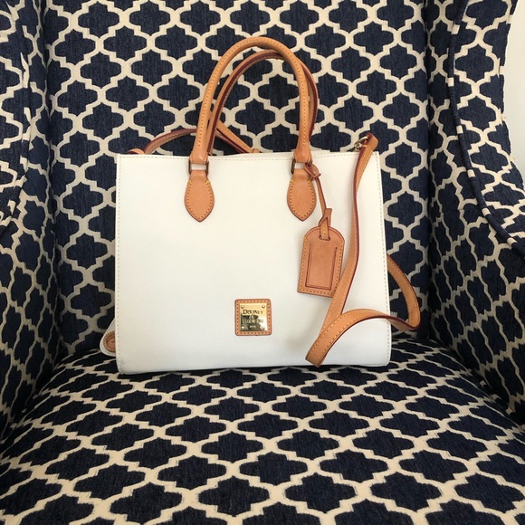 Dooney & Bourke Handbags - Dooney & Bourke White Satchel